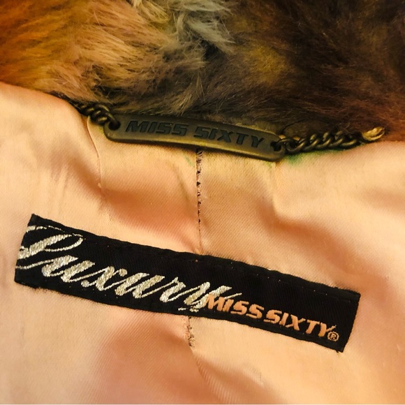 Miss Sixty Luxury Collection *RARE* Multi Colour Faux Fur Jacket - Picture 7 of 7